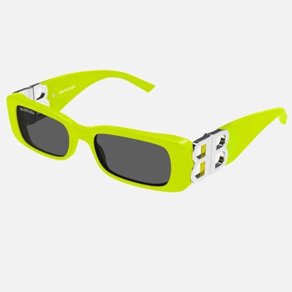 Balenciaga Neon Green Sunglasses